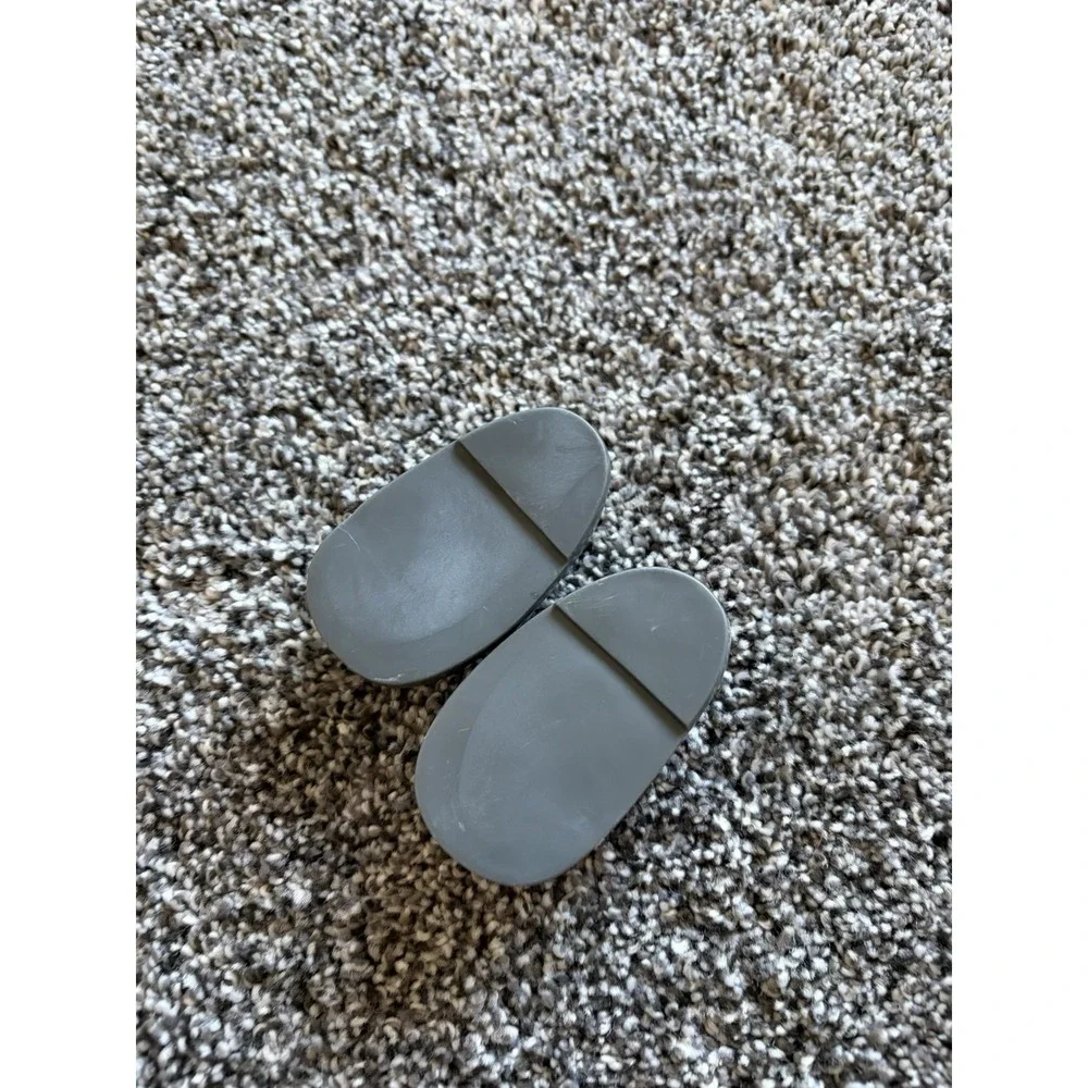 Our Generation Doll Slippers Shoes‎ Gray Plastic